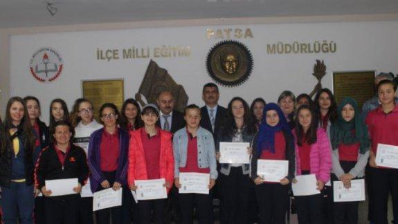 Fatsa Mesleki ve Teknik Anadolu Lisesi çim hokeyi genç kızlar takımı Türkiye Şampiyonasında beşincisi oldular.