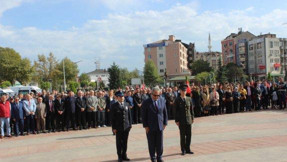29 Ekim Cumhuriyet Bayramı Çelenk Sunma Töreni yapıldı