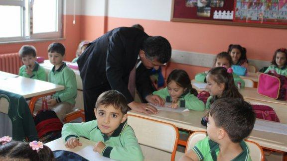 Fatsa İlçe Milli Eğitim Müdürü Saygın ATİNKAYA Şehit Kerem Çalışkancı İlkokulunu ziyaret etti.