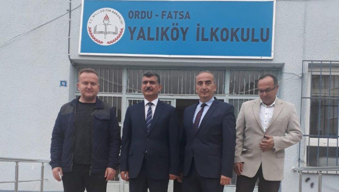  İlçe Milli Eğitim Müdürümüz Saygın ATİNKAYA, Yalıköy İlkokulu ve Yalıköy Ortaokulunu ziyaret etti.