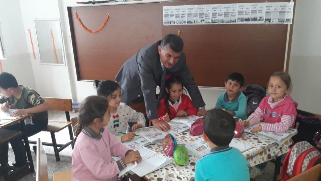 Fatsa İlçe Milli Eğitim Müdürü Saygın ATİNKAYA, Ilıca İlkokulu ve Ilıca Ortaokulunu Ziyaret etti.