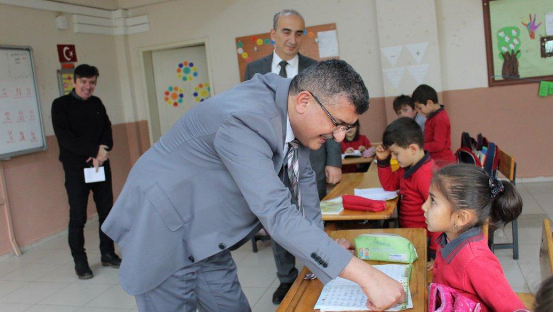 Fatsa İlçe Milli Eğitim Müdürü Saygın ATİNKAYA, Aslancami İlkokulu ve Ortaokulunu Ziyaret etti.