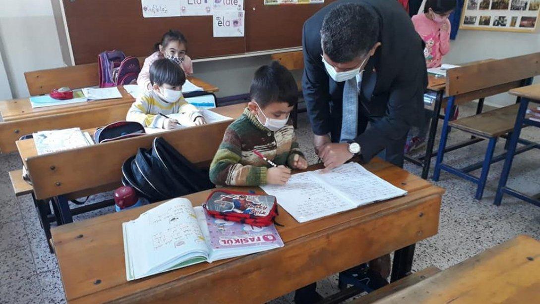 İlçe Milli Eğitim Müdürümüz Saygın ATİNKAYA Demirci İlkokulu/Ortaokulunda Ziyaret Etti