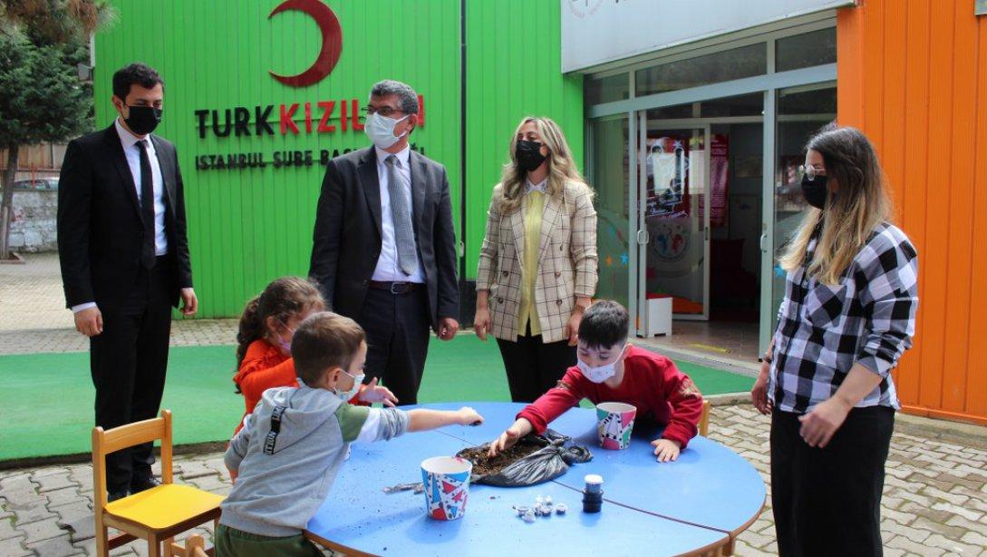 ilçe Milli Eğitim Müdürümüz Saygın ATİNKAYA Huriye-Hacı Ahmet İbiş Kızılay Anaokulunu Ziyaret Etti 