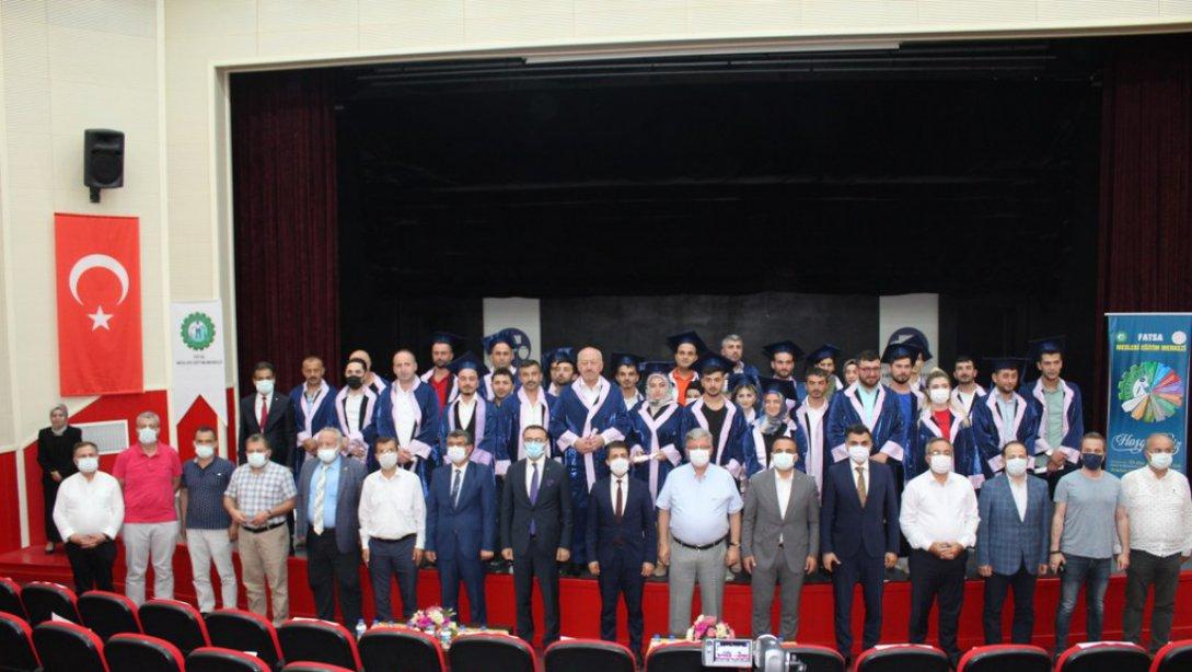 Fatsa Mesleki Eğitim Merkezi'nin Mezun Diploma Törenini Yapıldı