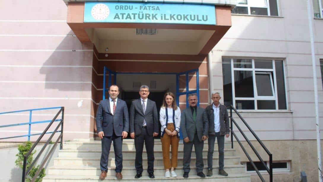 İlçe Milli Eğitim Müdürümüz Saygın Atinkaya Atatürk İlkokulunu Ziyaret Etti.