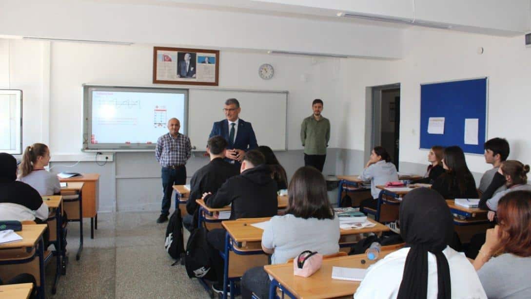İlçe Milli Eğitim Müdürümüz, Bolaman Anadolu Lisesini Ziyaret Etti