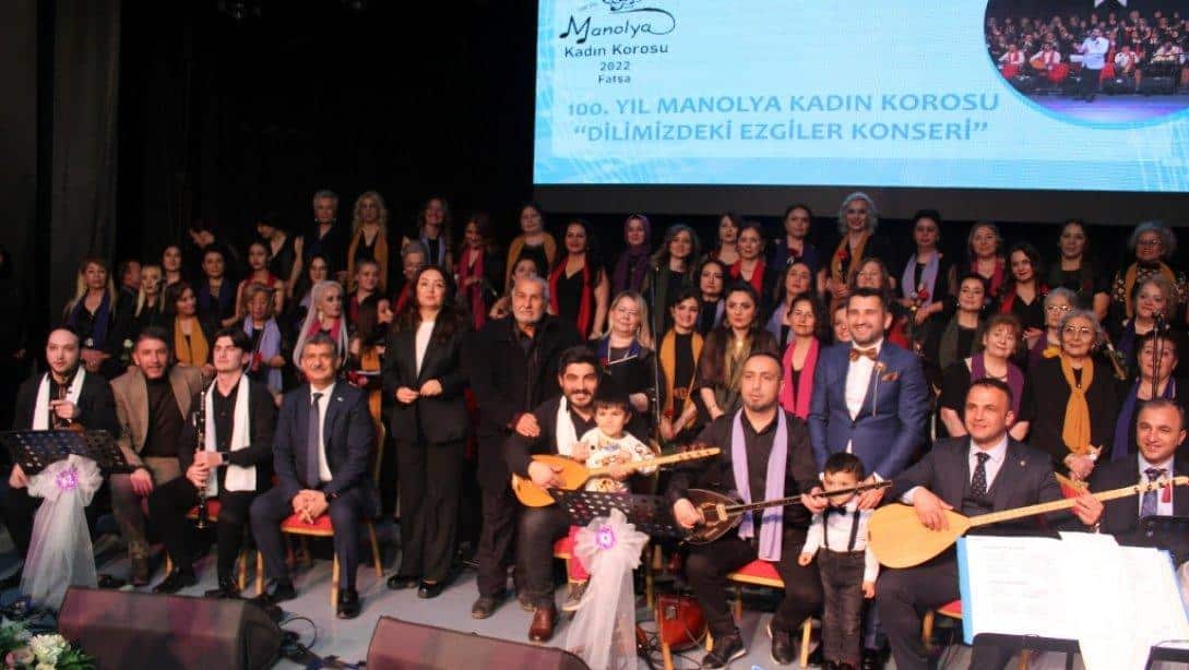 100.Yıl Manolya Kadın Korosu THM Konseri Verdi