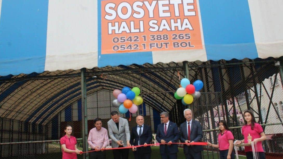 Fatsa Kız Mesleki ve Teknik Anadolu Lisesi Halı Saha Açılışı Yapıldı 