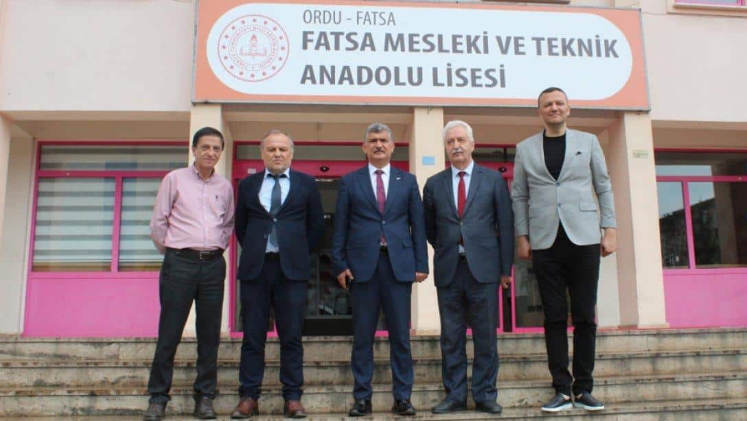 İlçe Milli Eğitim Müdürümüz Saygın Atinkaya Fatsa Kız Mesleki ve Teknik Anadolu Lisesini Ziyaret Etti.