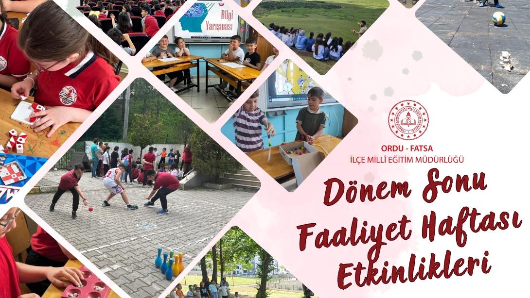 Okullarımızda Dönem Sonu Faaliyet Haftası Coşkusu